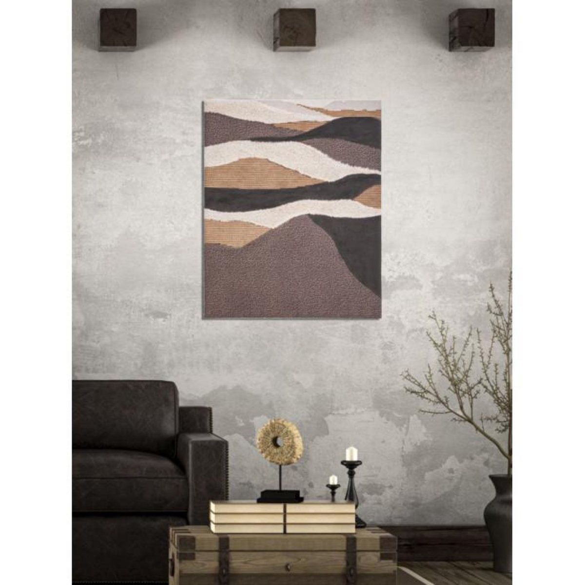 Paris Prix Toile Peinture Déco  Darky  80x100cm Multicolore