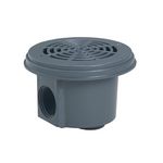 Hayward Lot de 2 bondes de fond à visser Gris Foncé (liner) - Hayward