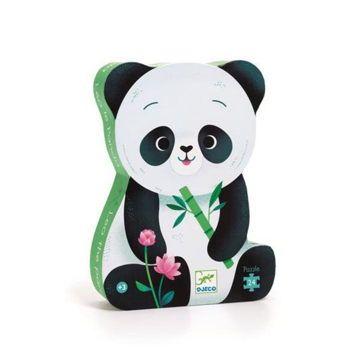 Djeco Puzzle enfant Djeco Silhouette Panda 24 pièces
