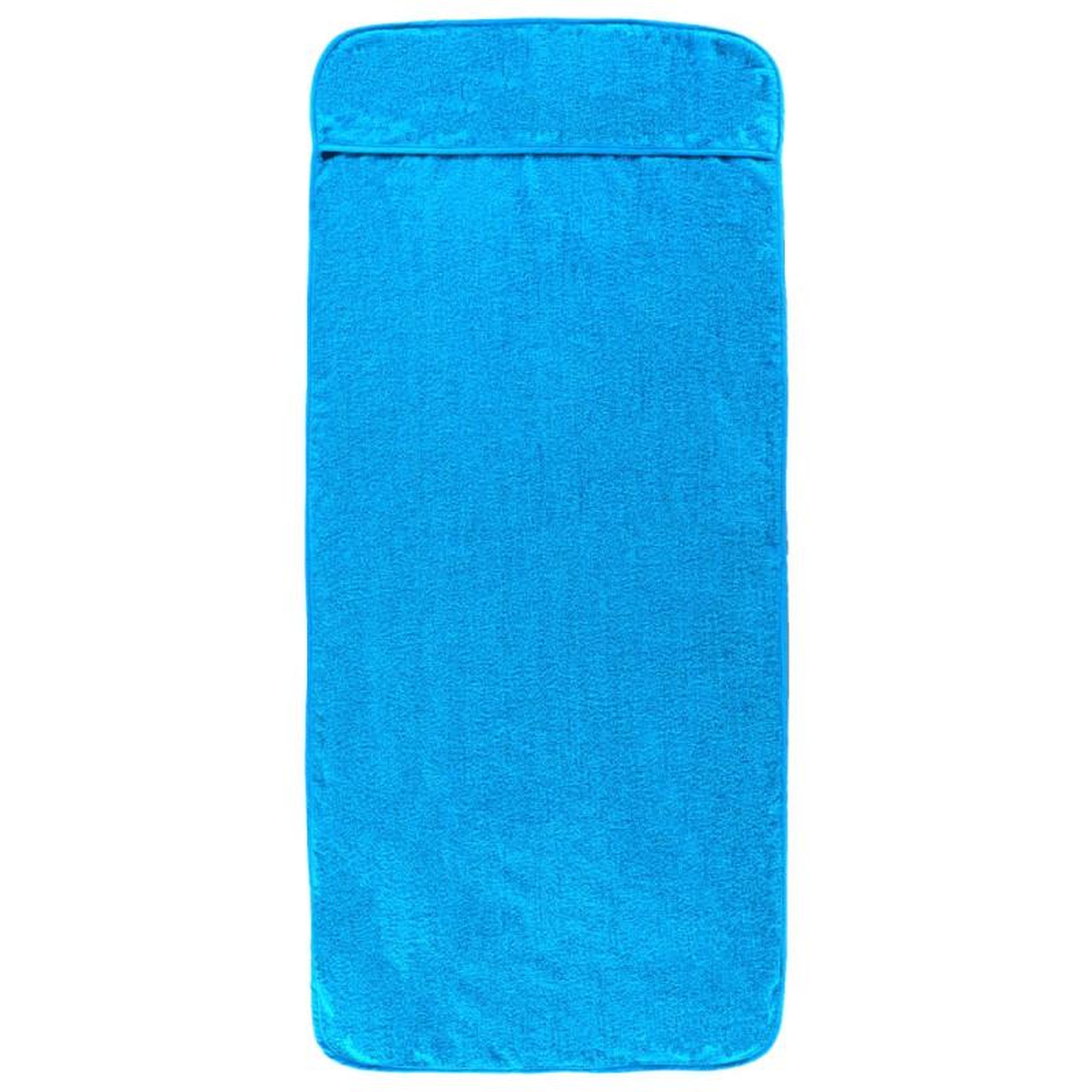 Voir la diapositive 3 : VIDAXL Serviettes de plage 2 pcs turquoise 75x200 cm tissu 400 GSM