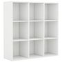 Voir la diapositive 2 : VIDAXL Bibliotheque blanc 98x29x97,5 cm bois d'ingenierie