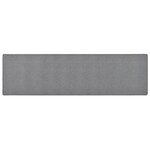 VIDAXL Tapis de couloir Gris fonce 50x200 cm