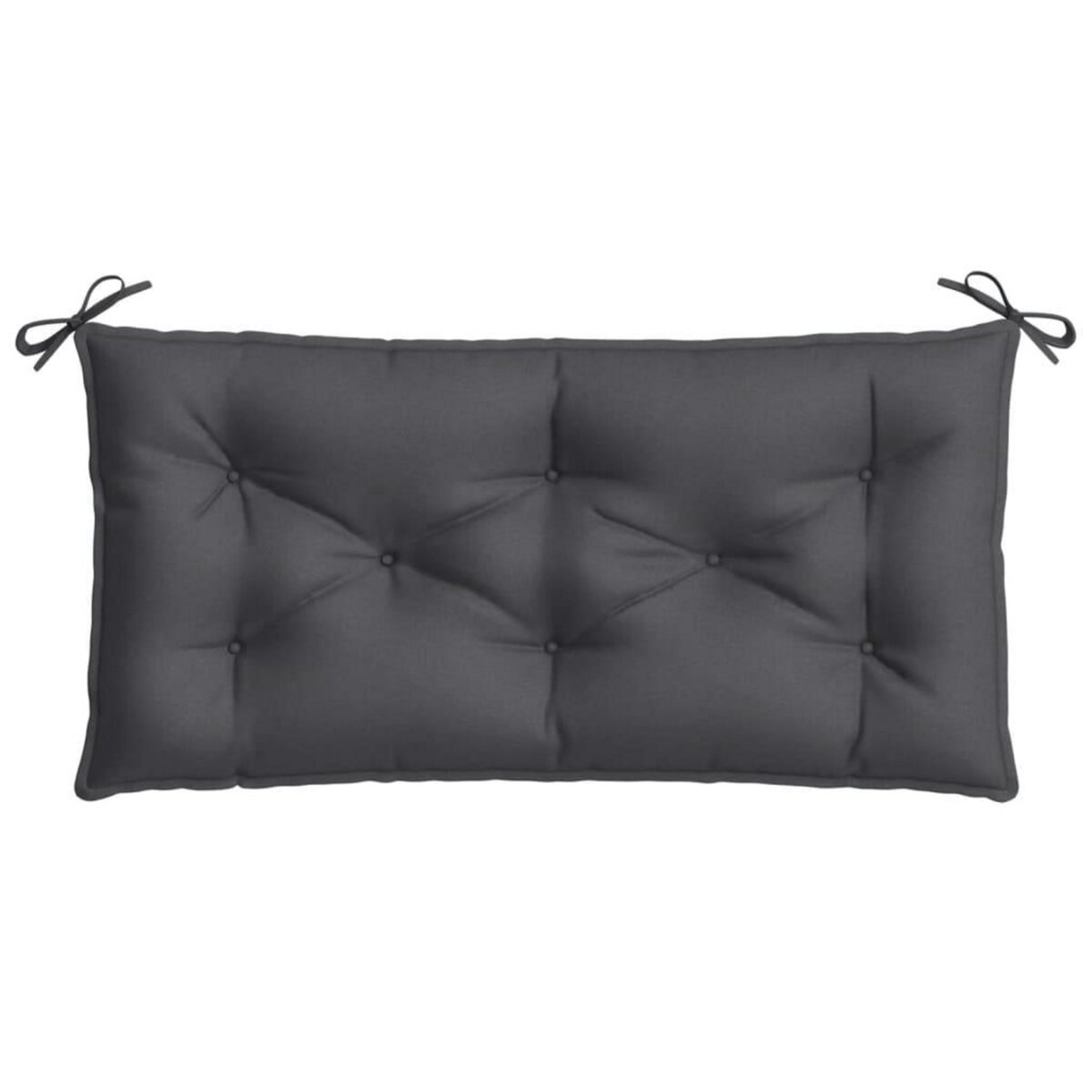 VIDAXL Coussin de banc de jardin anthracite melange 100x50x7 cm tissu