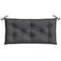 Voir la diapositive 4 : VIDAXL Coussin de banc de jardin anthracite melange 100x50x7 cm tissu