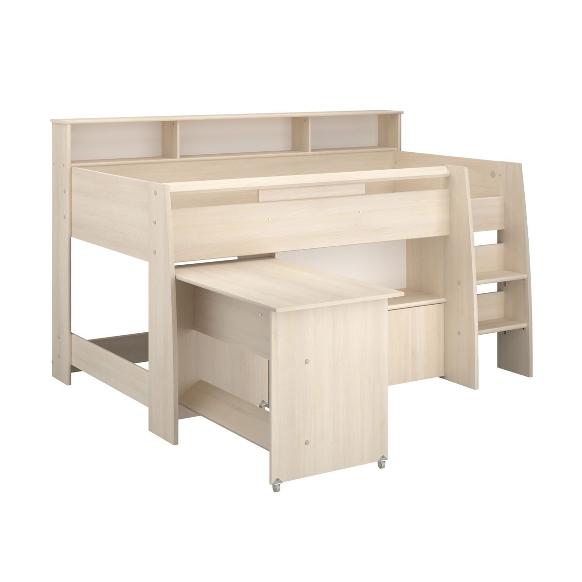 Lit combiné avec rangement 90x200cm MATHIEU