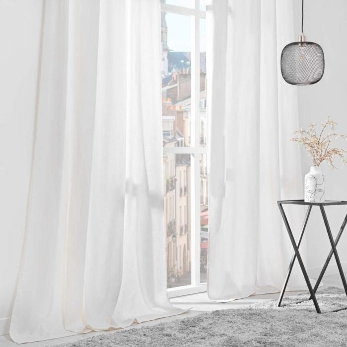 Paris Prix Rideau à Œillets  Twily  135x260cm Blanc