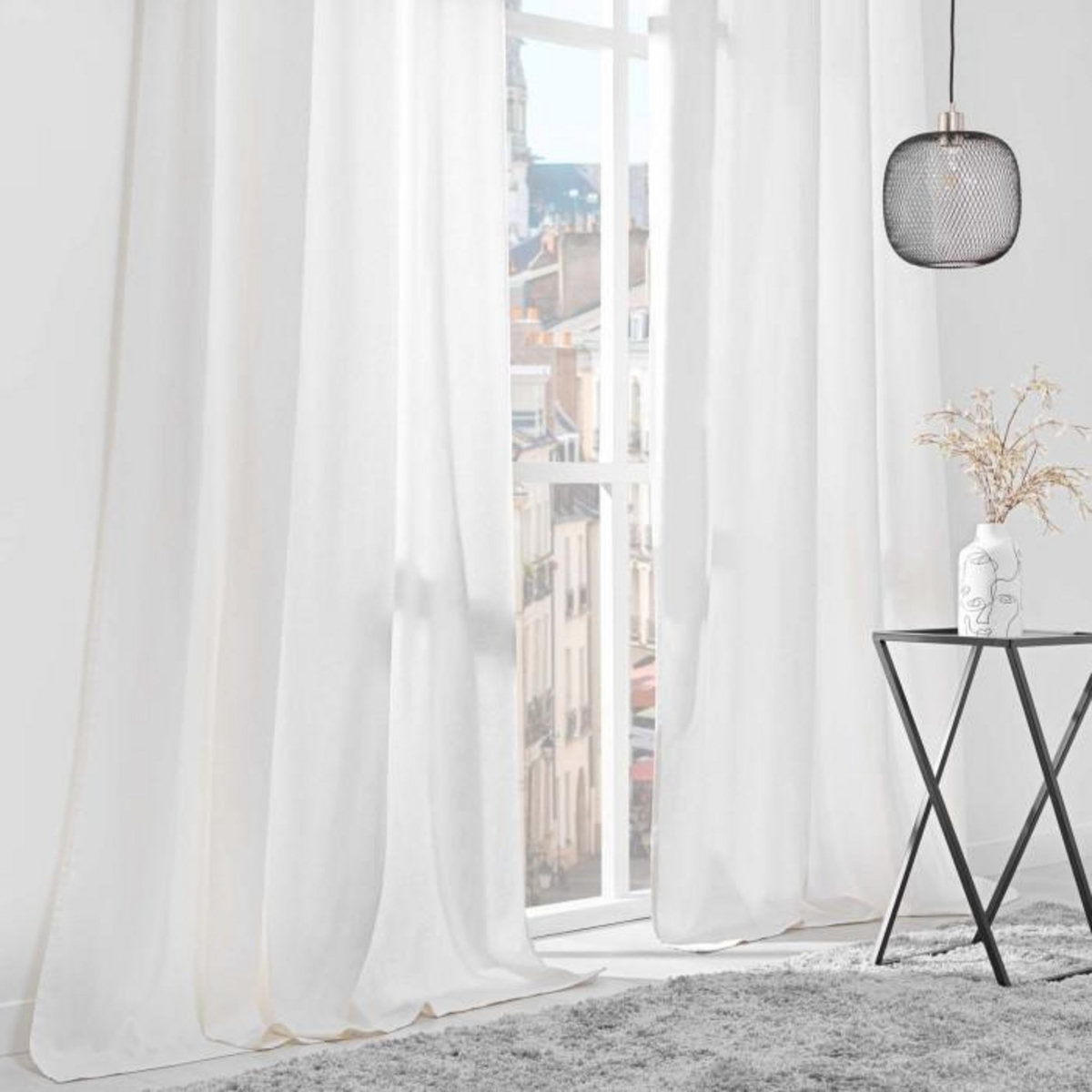 Paris Prix Rideau à Œillets  Twily  135x260cm Blanc