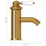 Voir la diapositive 5 : VIDAXL Robinet de lavabo de salle de bain Dore 130x180 mm