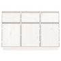Voir la diapositive 3 : VIDAXL Buffet blanc 110x34x75 cm bois massif de pin
