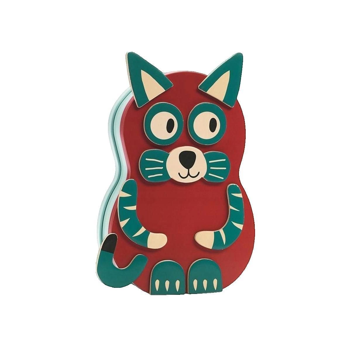 Djeco Jouet éducatif Djeco Inzebox Animo en bois magnétique