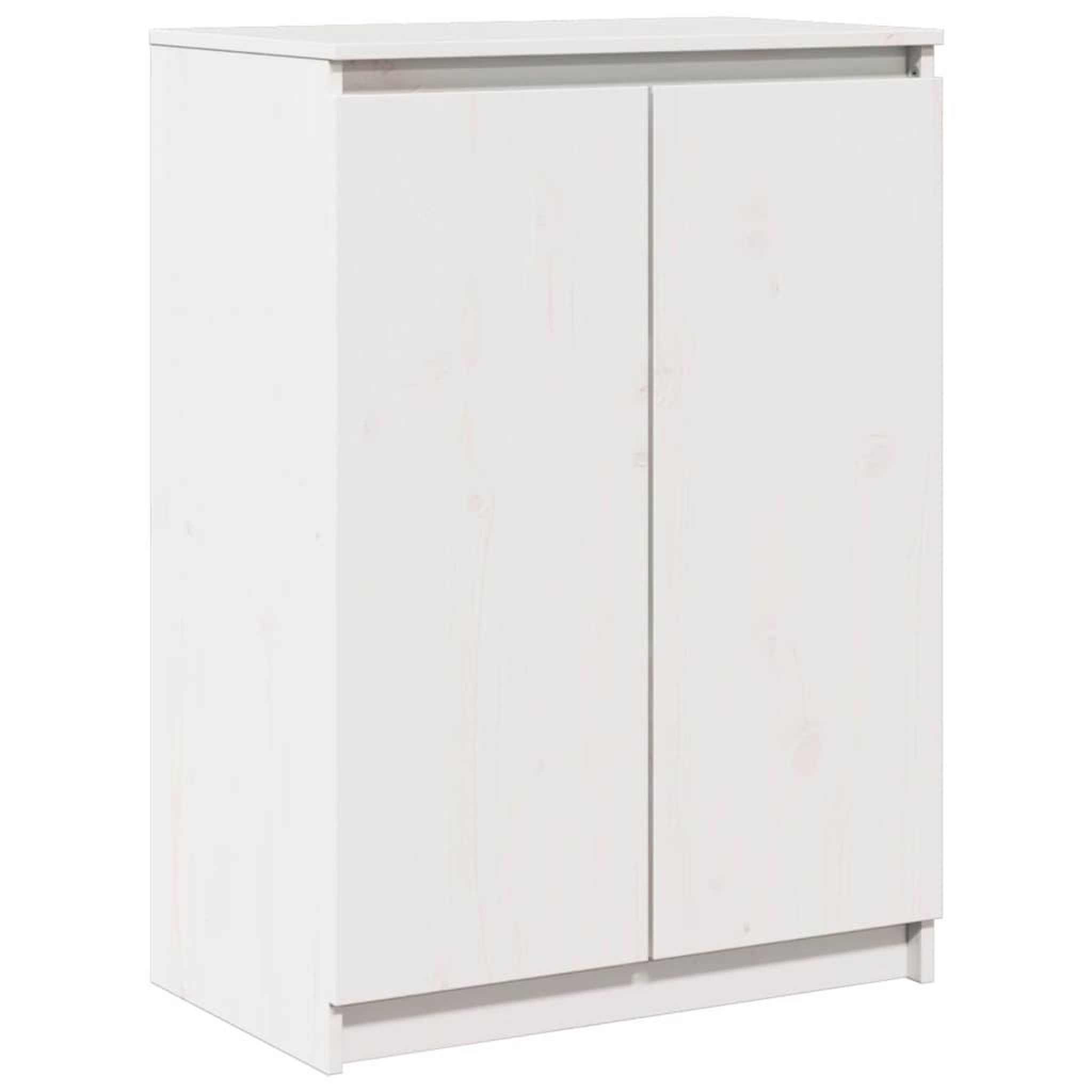 Voir la diapositive 2 : VIDAXL Buffet Blanc 60x36x84 cm Bois de pin massif