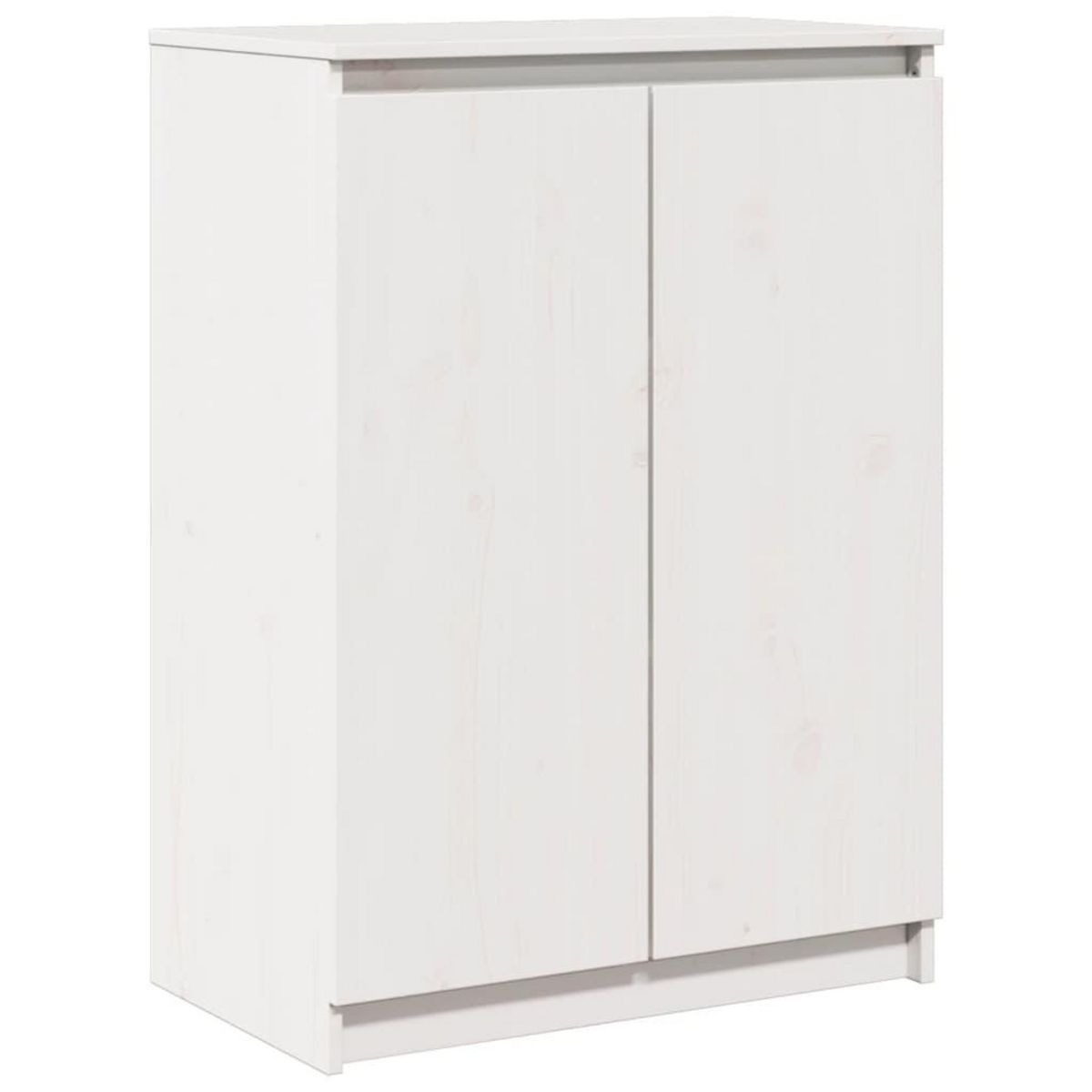 VIDAXL Buffet Blanc 60x36x84 cm Bois de pin massif