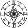 Voir la diapositive 4 : VIDAXL Horloge murale Argente 78 cm Metal