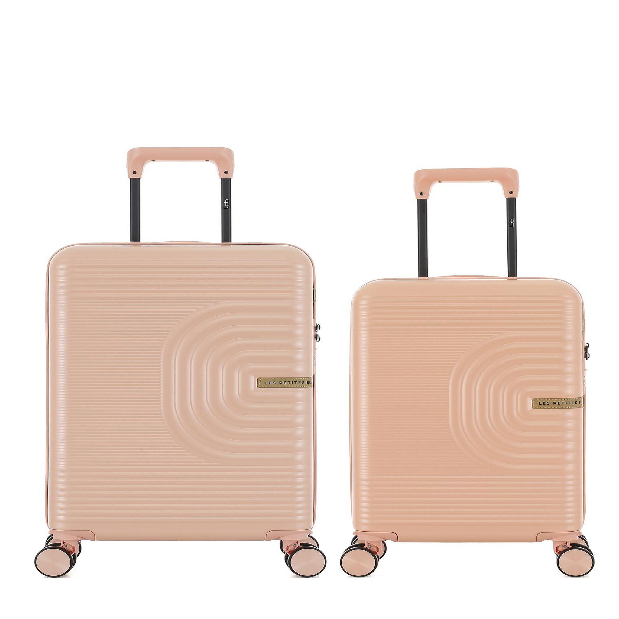 LES P'TITES BOMBES LPB Lot de 2 Valises Rigides Cabine et Cabine XS CELIA