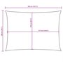 Voir la diapositive 6 : VIDAXL Voile de parasol tissu oxford rectangulaire 2x3,5 m terre cuite