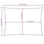 Voir la diapositive 6 : VIDAXL Voile de parasol tissu oxford rectangulaire 2x3,5 m terre cuite