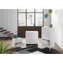 Voir la diapositive 2 : VS VENTA-STOCK Commode 3 tiroirs Vera Couleur Blanc Brillant, Largeur 80 cm