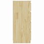 Voir la diapositive 4 : VIDAXL Armoire d'appoint 60x36x84 cm Bois de pin massif