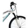 Voir la diapositive 2 : FREERIDER Vélo VTT 24'' avec cadre suspendu et fourche télescopique - 18 Vitesses Indexées via poignées tournantes indexées Grip Shift- Dérailleur arrière Shimano TY21 - Freins V-Brake en composite noire - Jantes en Aluminium avec attache rapide avant Sonnette.