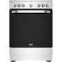 Voir la diapositive 1 : HOTPOINT Cuisinière mixte HS68M8PCX/FR