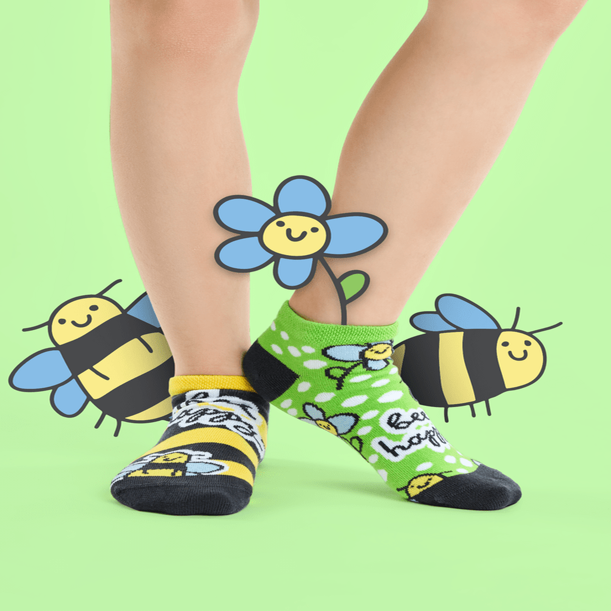 Voir la diapositive 4 : DEDOLES Socquettes enfants abeilles butineuses
