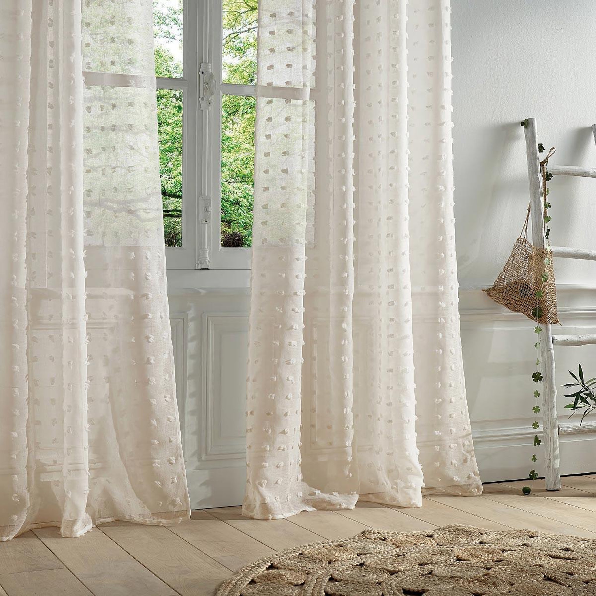 ATMOSPHERA Rideau voilage  lily  140x240cm lin
