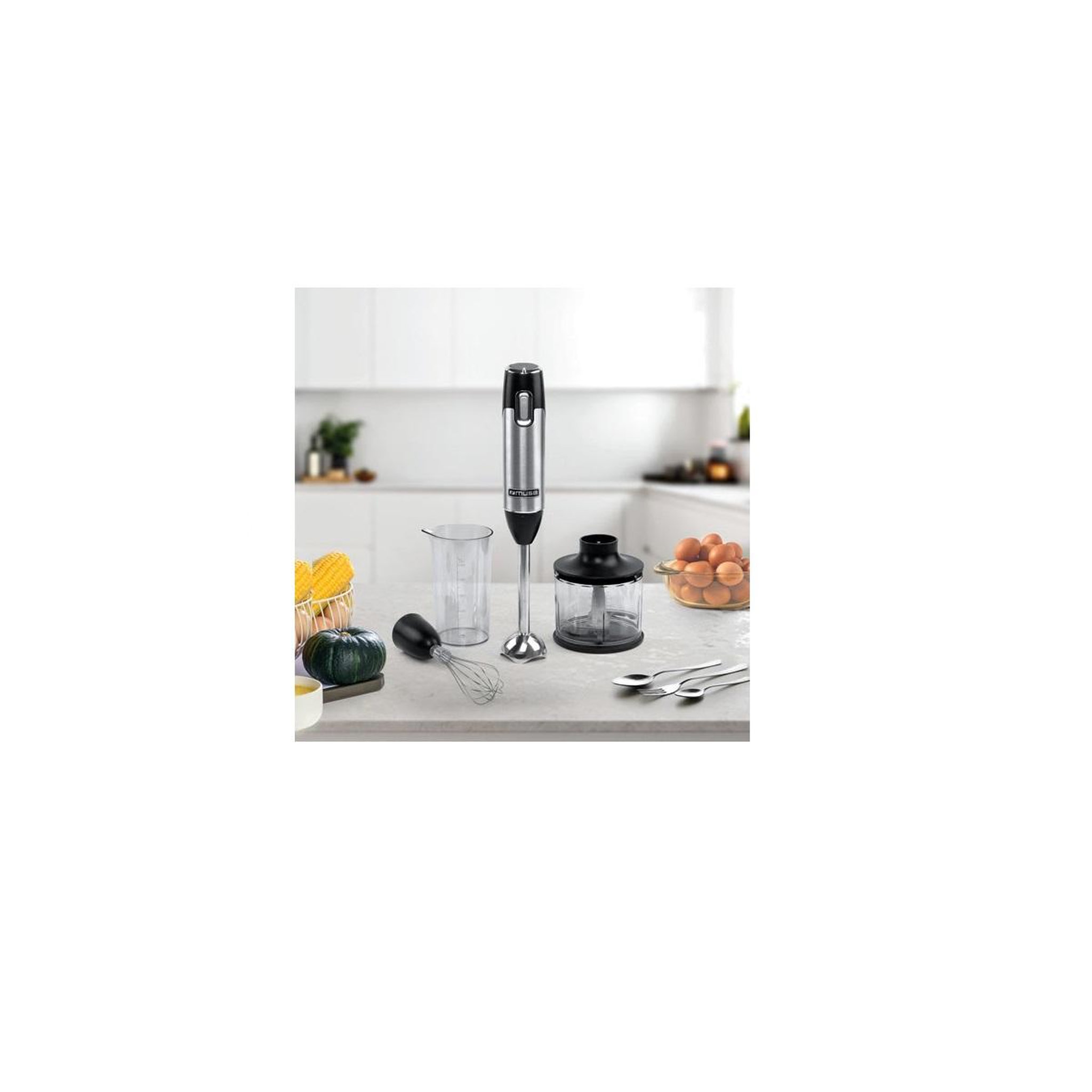 Voir la diapositive 5 : Muse Mixeur plongeant 600w noir - ms05hb