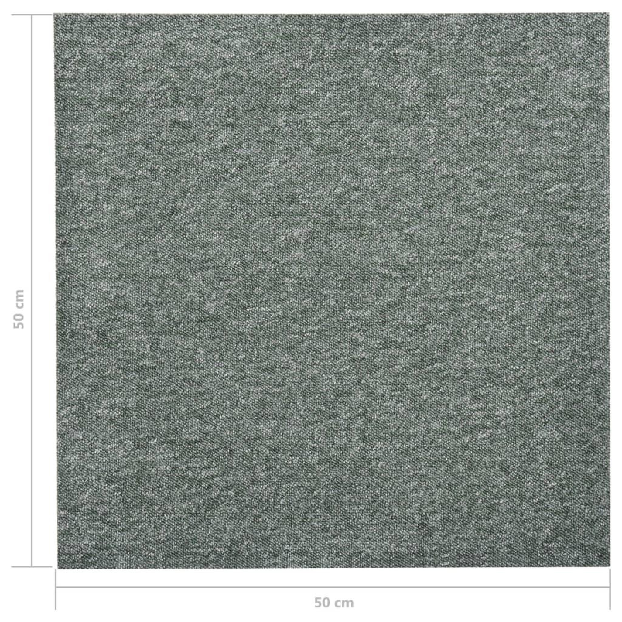 Voir la diapositive 6 : VIDAXL Dalles de tapis de sol 20 pcs 5 m^2 50x50 cm Vert