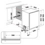 Voir la diapositive 3 : Whirlpool Lave vaisselle encastrable W3ID734OS 6ème Sens