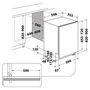 Voir la diapositive 3 : Whirlpool Lave vaisselle encastrable W3ID734OS 6ème Sens