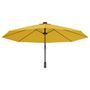 Voir la diapositive 5 : VIDAXL Parasol mural jaune 290 cm