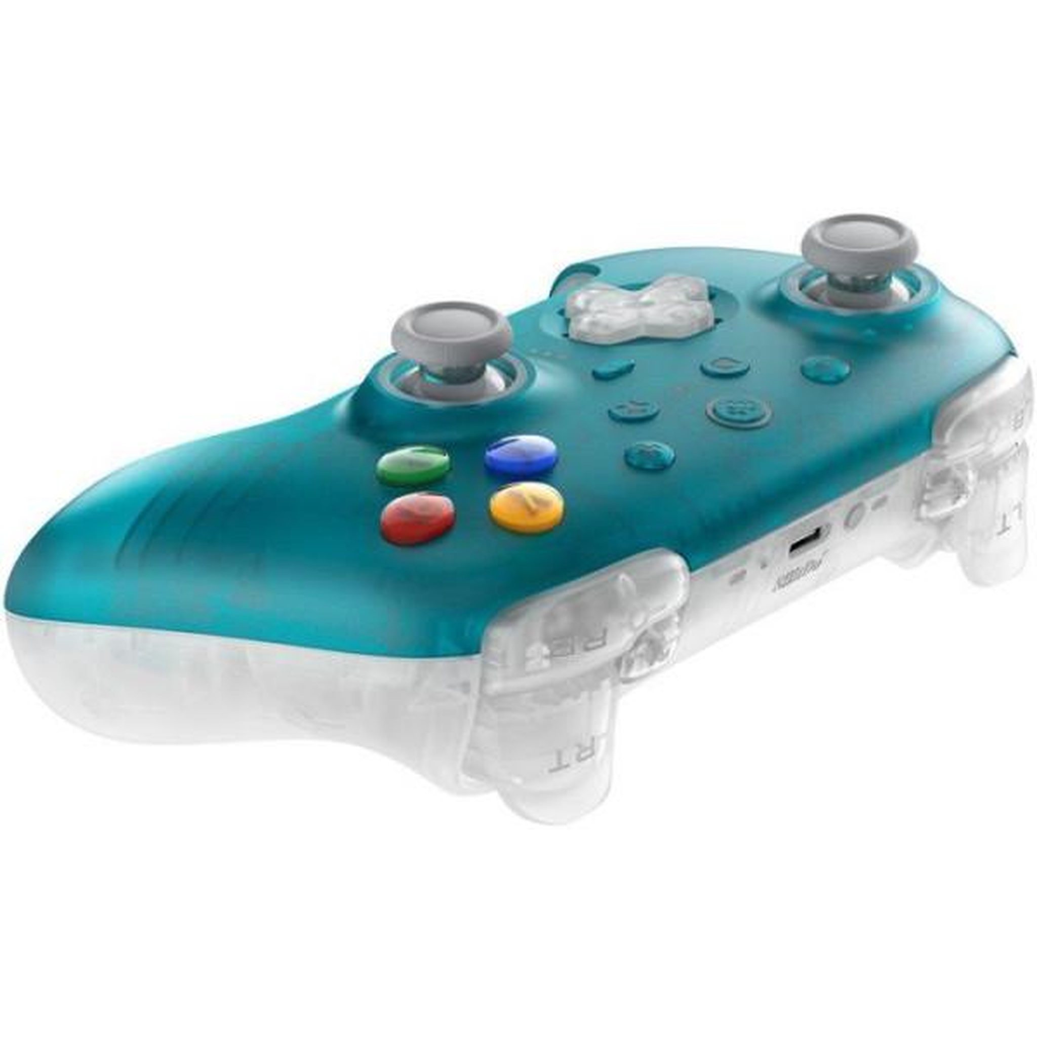 Voir la diapositive 3 : Just for games Manette de jeu - Nintendo Switch - 8BitDo Ultimate 2 Wireless - 2.4G - Bleu transparent