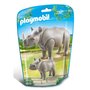 PLAYMOBIL 6638 Rhinocéros avec son petit