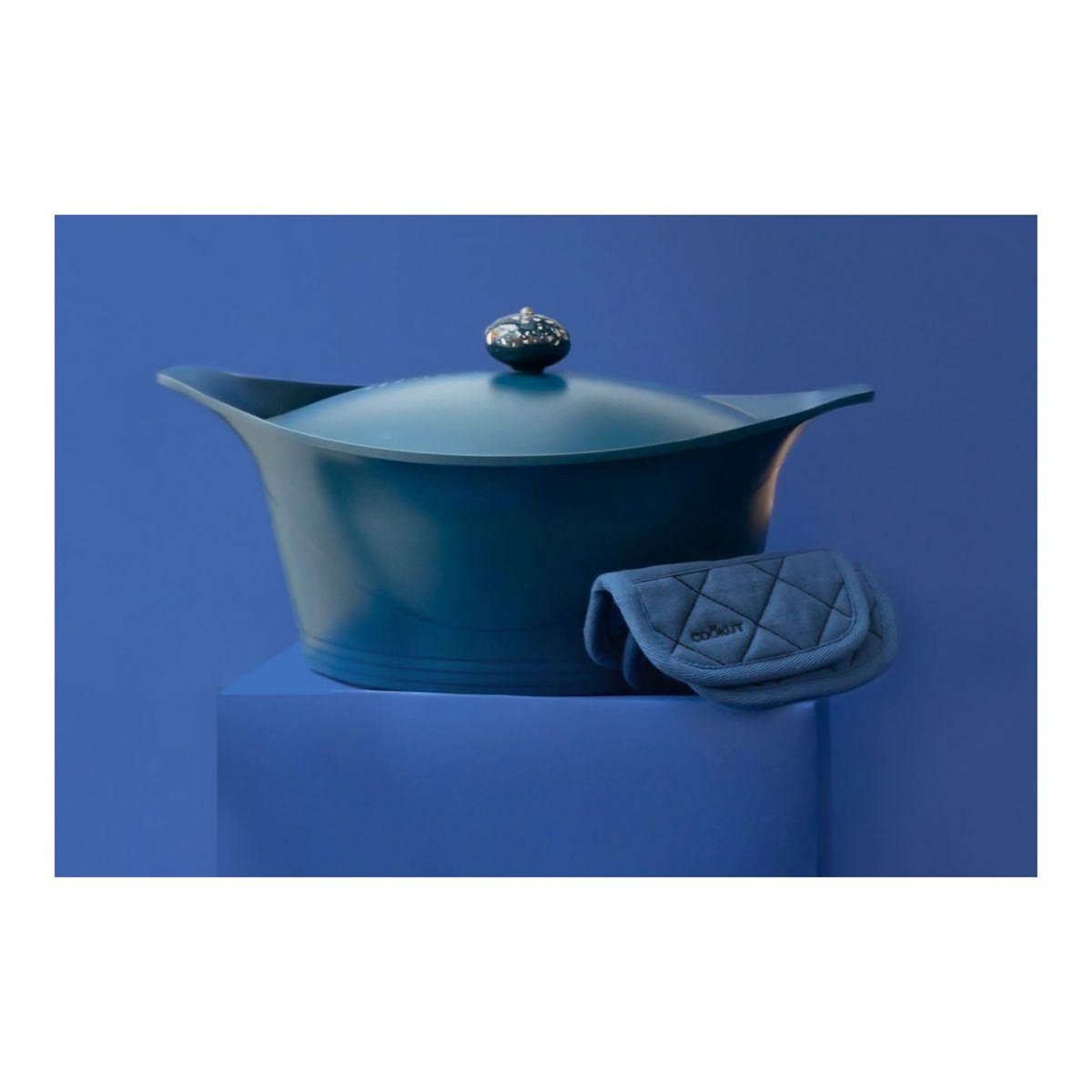 COOKUT Cocotte Coffret l'incroyable 24cm - Myrtille