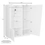 Voir la diapositive 4 : Argentier 2 portes L120cm VERONA