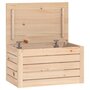 Voir la diapositive 2 : VIDAXL Boîte de rangement 59,5x36,5x33 cm Bois massif de pin