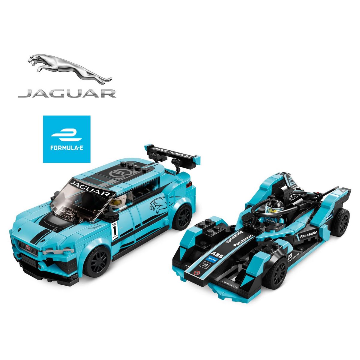 LEGO Speed Champions 76898 - TBD Jaguar Formule E & Jaguar I-PACE eTROPHY