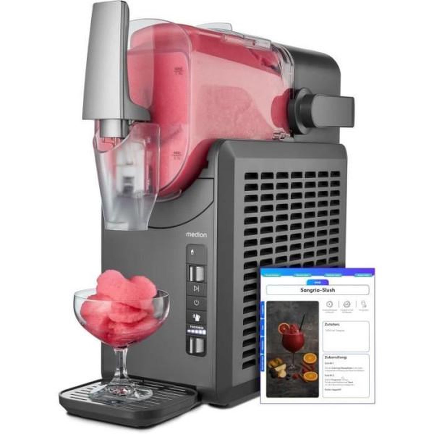 Machine à boissons glacées et granitées MEDION MD12090 Capacité 5 programmes - vue 8