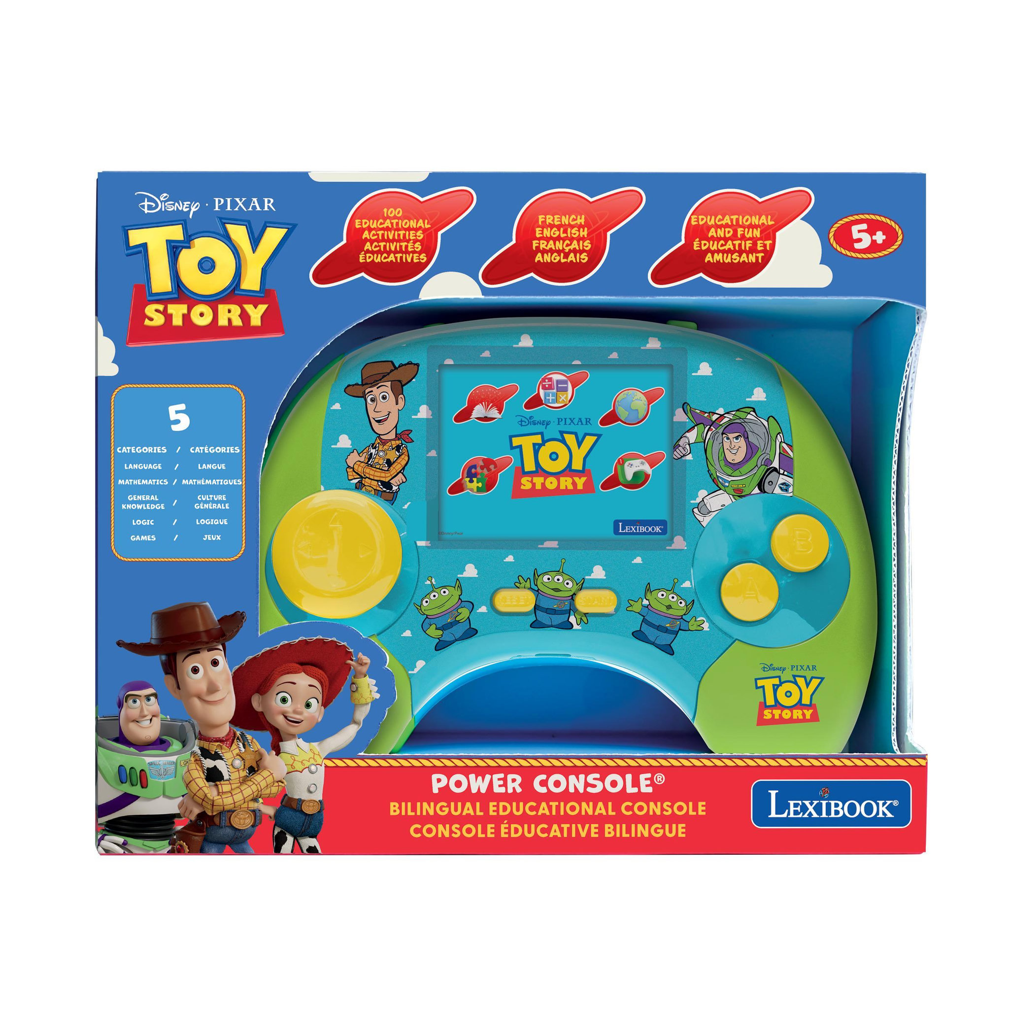 Voir la diapositive 3 : Lexibook Console de jeux Bilingue Toy Story (FR/EN)