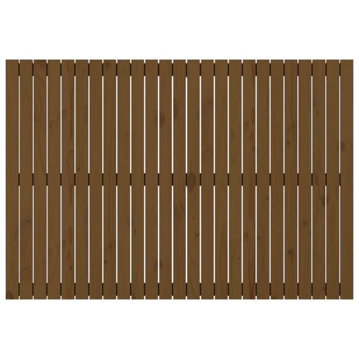 VIDAXL Tete de lit murale Marron miel 159,5x3x110cm Bois massif de pin