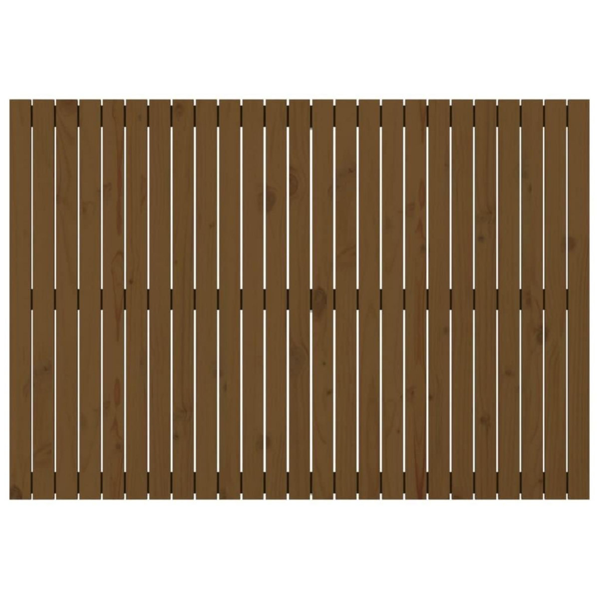 VIDAXL Tete de lit murale Marron miel 159,5x3x110cm Bois massif de pin