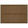 Voir la diapositive 4 : VIDAXL Tete de lit murale Marron miel 159,5x3x110cm Bois massif de pin