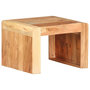 Voir la diapositive 1 : VIDAXL Table d'appoint 43x40x30 cm Bois d'acacia massif