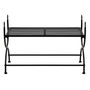 Voir la diapositive 3 : VIDAXL Banc Style vintage Metal 83 x 42 x 55 cm Noir