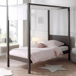 Paris Prix Voile pour Lit à Baldaquin  Pino  90x200cm Blanc