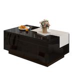MERAX Table basse. Coloris disponibles : Blanc, Noir