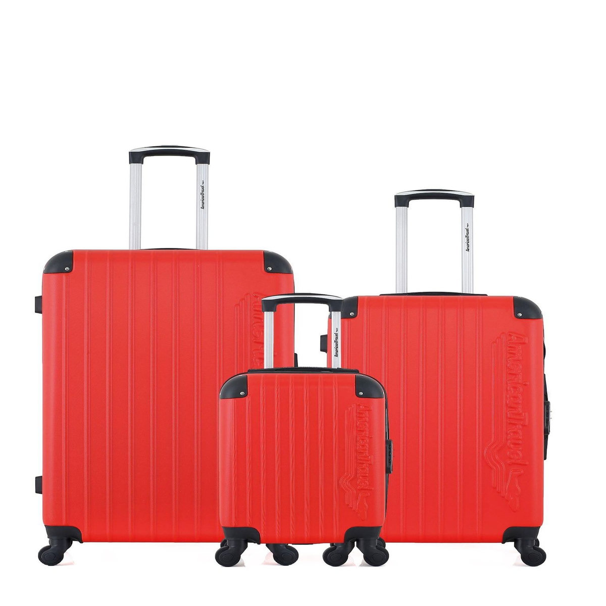 AMERICAN TRAVEL AMERICAN TRAVEL - LOT DE 3 - Valises grand format, weekend et cabine XXS BUDAPEST
