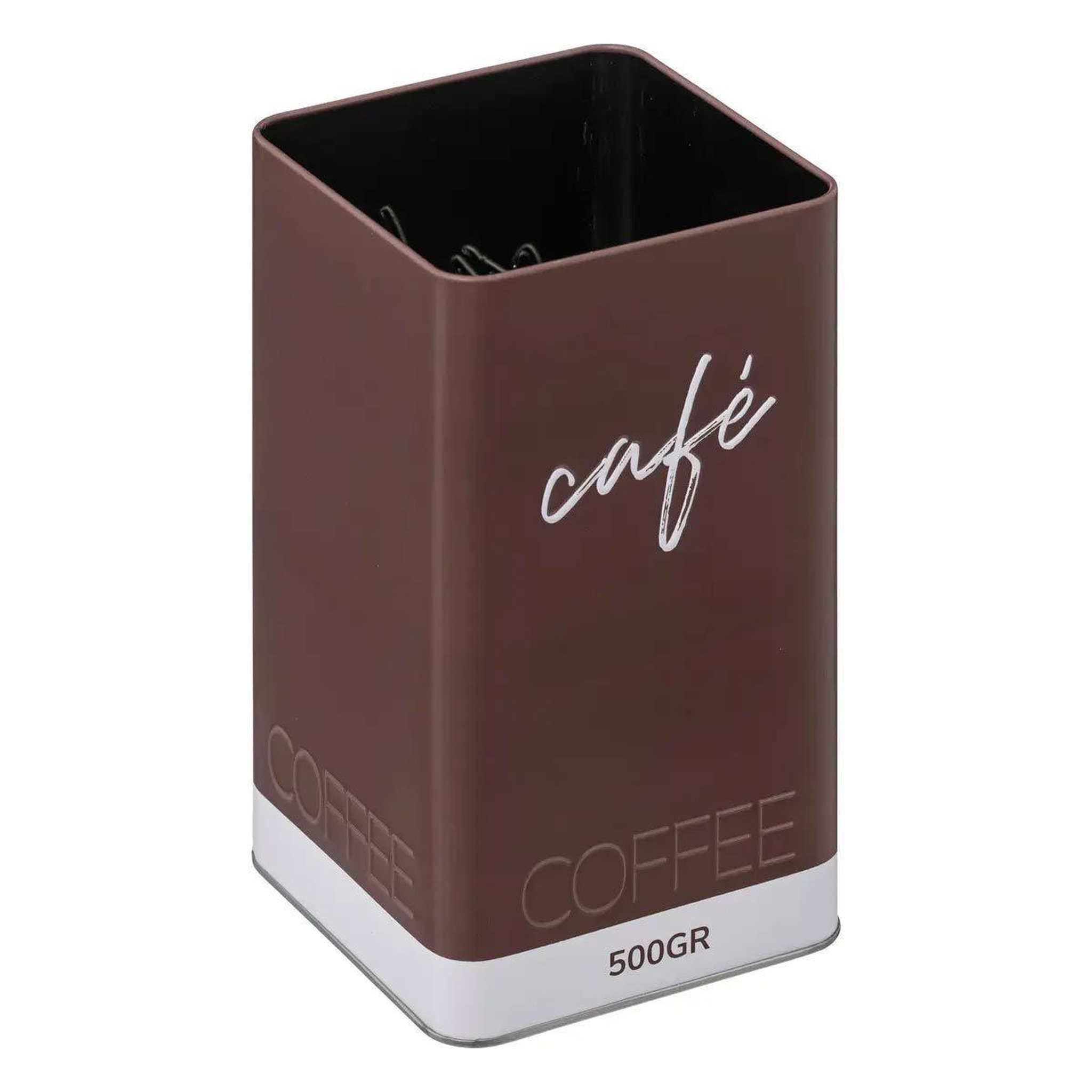 Voir la diapositive 2 : FIVE Boîte à café  color edition  19cm marron