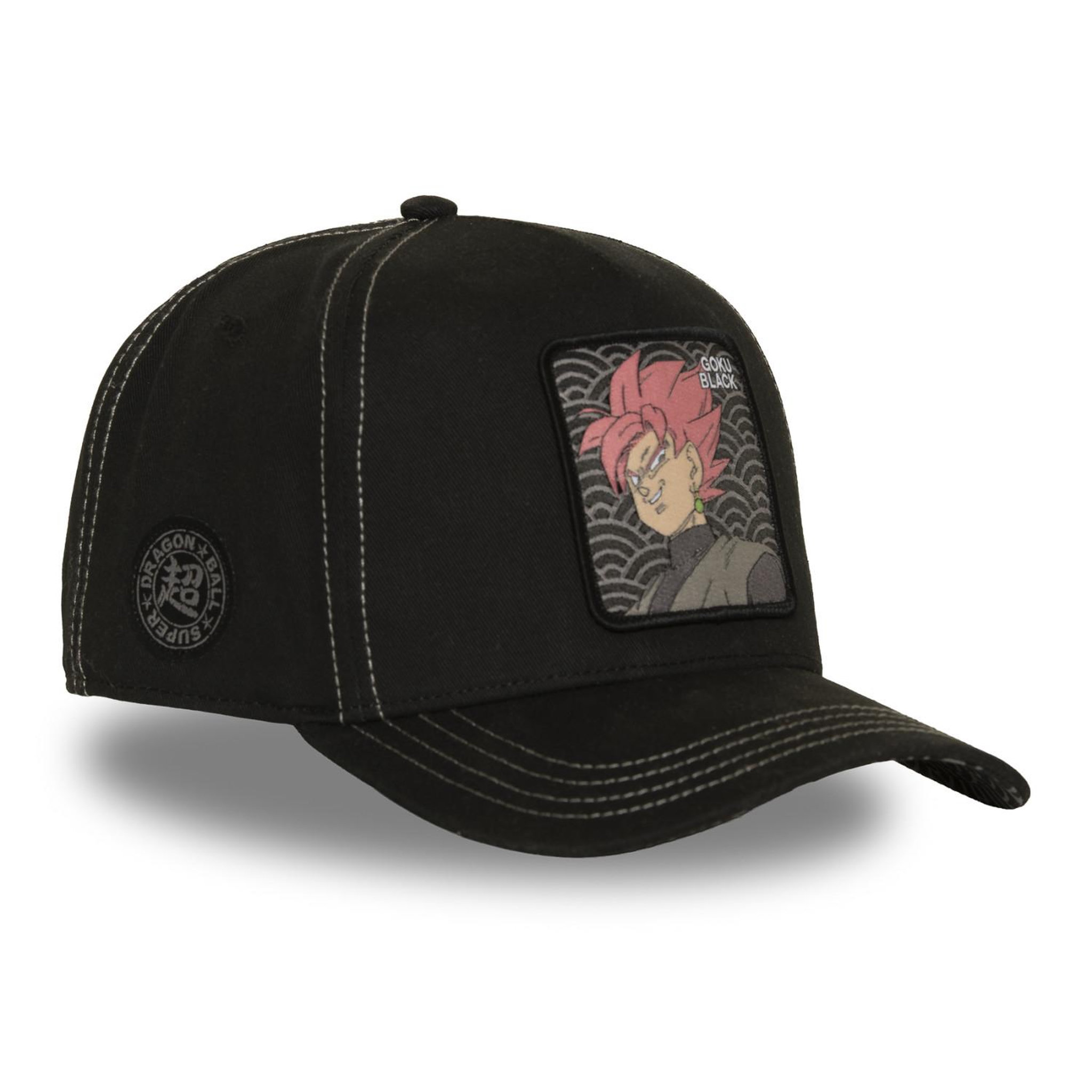 Voir la diapositive 4 : CAPSLAB Casquette trucker avec patch dragon ball super black