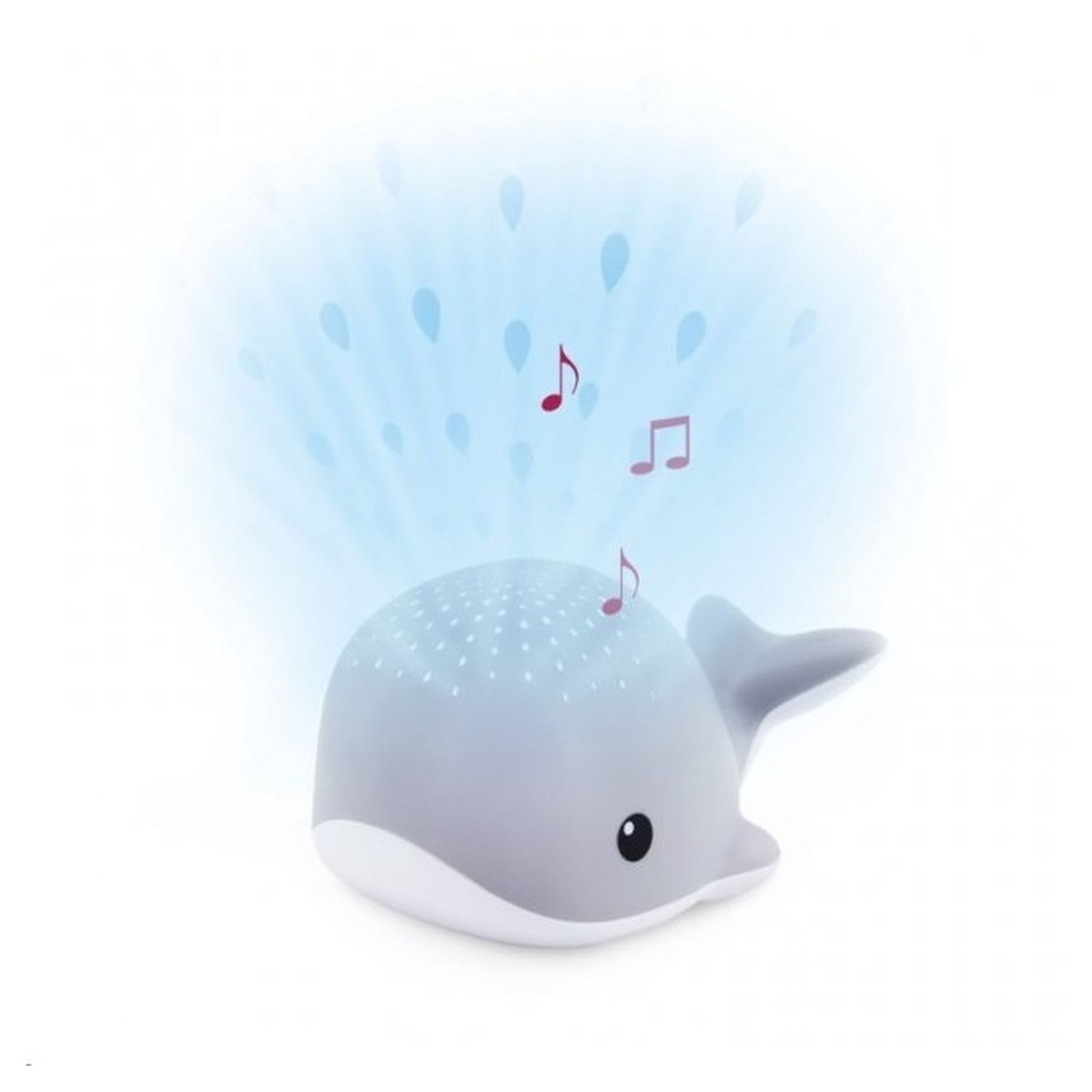 Voir la diapositive 2 : Zazu Veilleuse Projecteur la Baleine Grise Wally